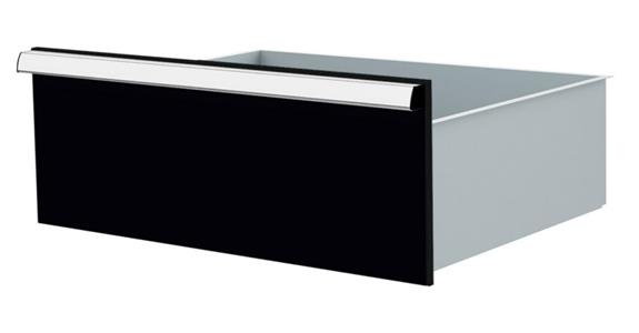 Lizzard Schublade Vollauszug 80kg Tragkraft, B600x450mm, Front 250mm, RAL 7016