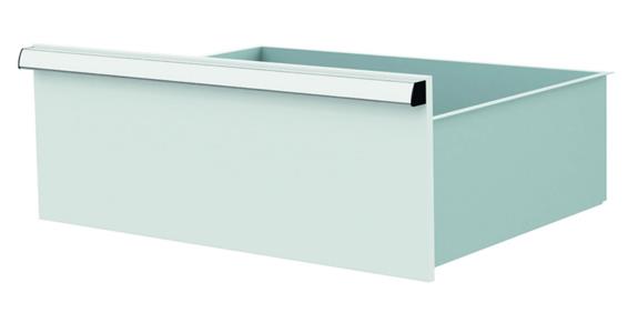 Lizzard Schublade Vollauszug 80kg Tragkraft, B600x450mm, Front 250mm, RAL 7035