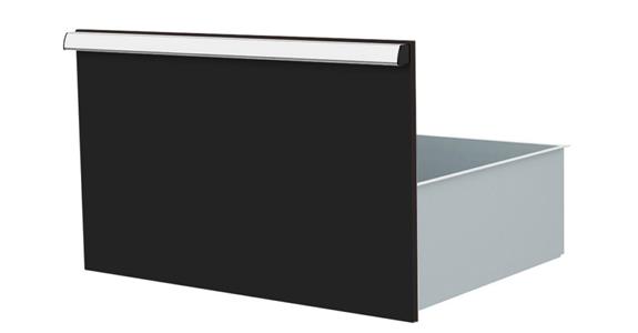 Lizzard Schublade Vollauszug 80kg Tragkraft, B600x450mm, Front 400mm, RAL 7016