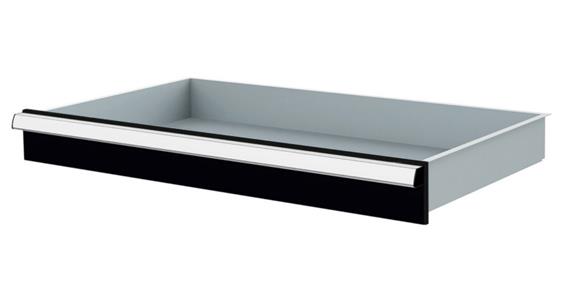 Lizzard Schublade Vollauszug 80kg Tragkraft, B800x450mm, Front 100mm, RAL 7016