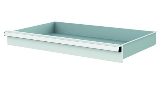 Lizzard Schublade Vollauszug 80kg Tragkraft, B800x450mm, Front 100mm, RAL 7035