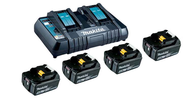 1001911494 Power Source-Kit LXT 18V 5,0Ah charging time 45 min Li-ion 199483-0
