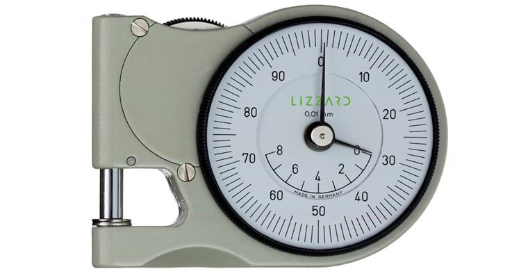 1033301101 LIZZARD tloušťkoměr rozsah 8 mm rozlišení 0,01 mm plochý