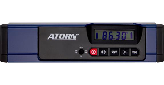 Elektronický sklonoměr ATORN, celková délka 256 mm