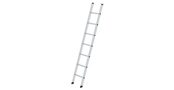 Aluminium single ladder 7 rungs working height 3.30 m ladder length 2.20 m