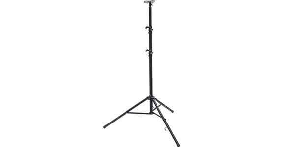 Bau Teleskop Stativ ST 302 schwarz mit Querträger