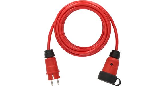 Professional Verlängerungskabel VQ 1110 IP44, 5m rot H07BQ-F 3G1,5
