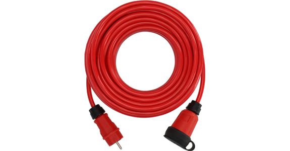 Professional Verlängerungskabel VQ 2200 IP44, 25m rot H07BQ-F 3G2,5