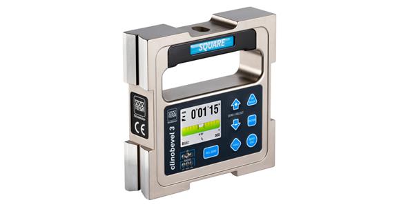 Digitales Neigungsmessgerät CLINOBEVEL 3 SQUARE 60° 0,025 mm/m