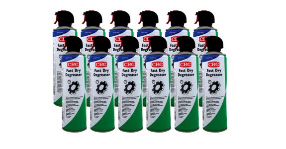 Universal-Teilereiniger Fast Dry Degreaser 500ml Pack 12 Stück