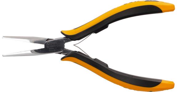Špičaté kleště ATORN ESD na elektroniku, 155 mm, dlouhé čelisti bez břitů