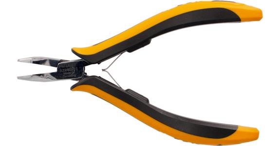 Špičaté kleště na přesnou elektroniku ATORN ESD, 130 mm, zahnuté