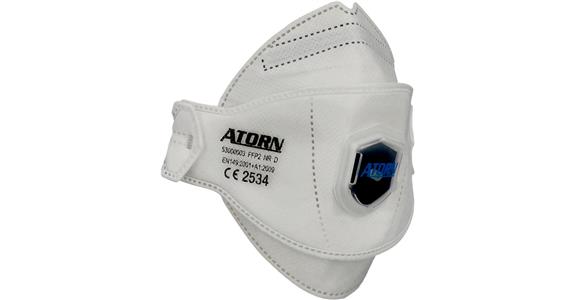 ATORN respirátor A-Mask 3, FFP2, skládací, s ventilem, balení 15 ks