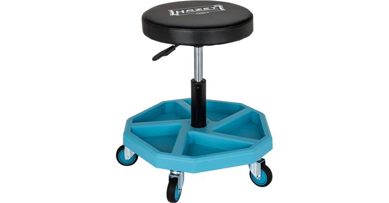 1082496101 Modrá/černá stolička na kolečkách, nosnost 150 kg