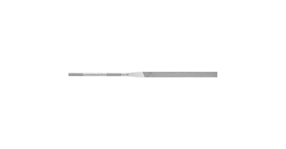 Precision needle file, flat, shaft dia. 3 mm L=140 mm S-cut 2