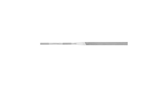 Precision needle file, flat, shaft dia. 3 mm L=140 mm S-cut 3