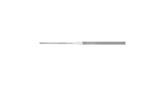 Precision needle file, flat, shaft dia. 3.25 mm L=160 mm S-cut 0