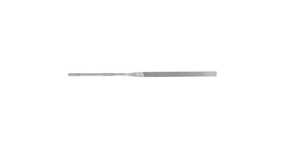 Precision needle file, flat, shaft dia. 3.25 mm L=160 mm S-cut 1