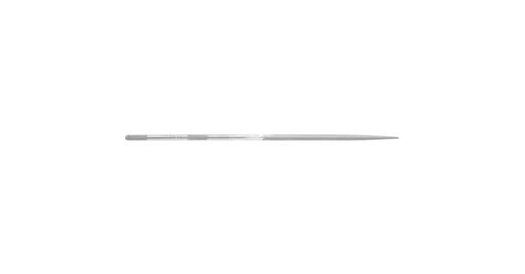 Precision needle file, triangular, shaft dia. 3.25 mm L=160 mm S-cut 4