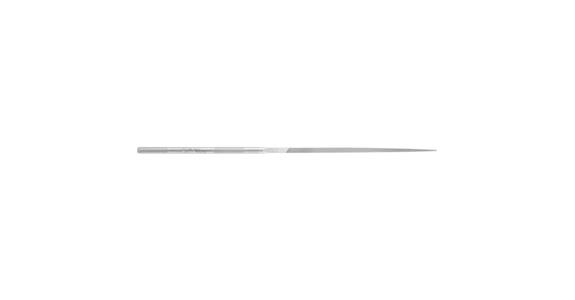 Precision needle file, square, shaft dia. 3 mm L=140 mm S-cut 2