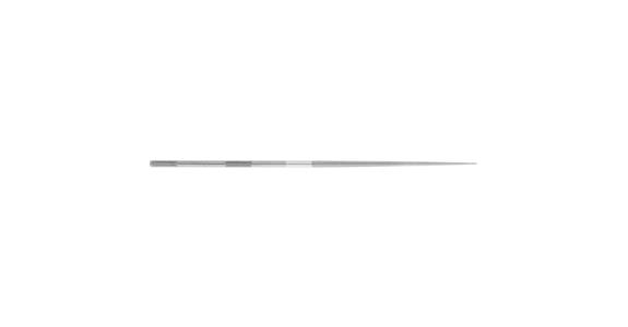 Precision needle file, round, shaft dia. 3.25 mm L=160 mm S-cut 0