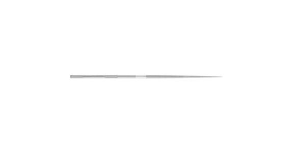 Precision needle file, round, shaft dia. 3.25 mm L=160 mm S-cut 1