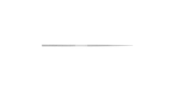 Precision needle file, round, shaft dia. 3.25 mm L=160 mm S-cut 2