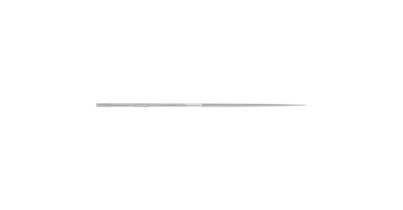 Precision needle file, round, shaft dia. 3.75 mm L=200 mm S-cut 2
