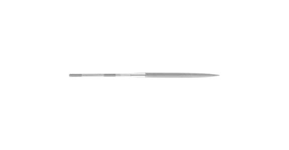 Precision needle file, half-round, shaft dia. 3.25 mm, L=160 mm, Swiss cut 3