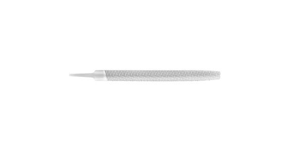 Angelfeile gefräst Halbrund-hohl 250mm Zahnung 1 grobe Zerspanung w. Metalle