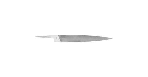 Präzisions-Angelfeile Messerform 150mm Schweizer Hieb 2, mittel-fein