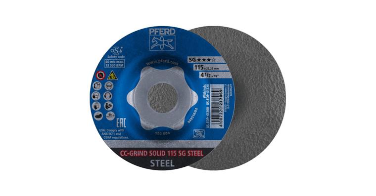 1001447735 Brusný kotouč CC-GRIND SOLID CO-COOL SG STEEL 115×22,23 mm