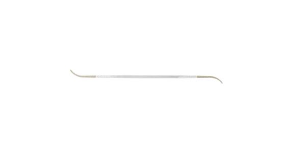 Diamond riffling file, flat, diamond coating 2x25 mm, medium grit, L=150 mm
