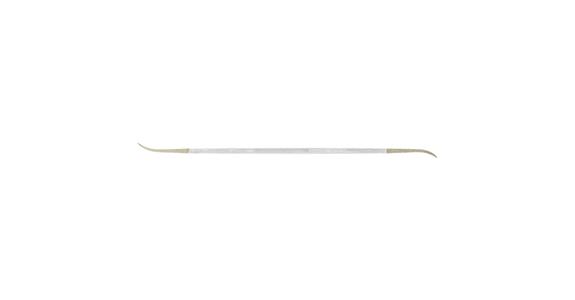 Diamond riffling file, square, diamond coating 2x25 mm, medium grit, L=150 mm