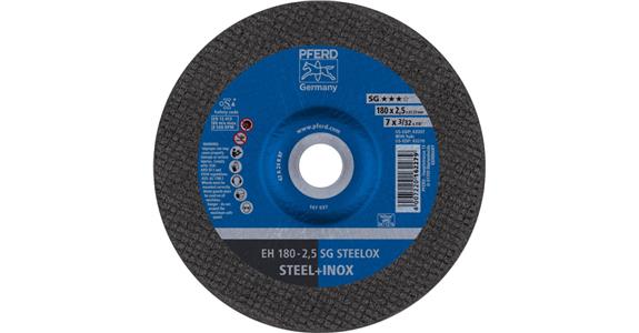 Trennscheibe SG STEELOX gekröpft EH 180x2,5x22,23 mm