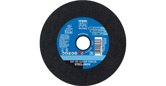 Trennscheibe SGP STEELOX gerade EHT 105x0,8x16 mm
