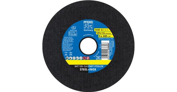 Trennscheibe START STEELOX gerade EHT 125x1,6x22,23 mm