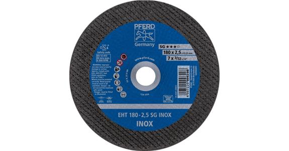 Trennscheibe SG INOX gerade EHT 180x2,5x22,23 mm
