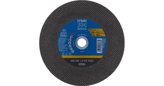 Free-hand cutting disc, straight, universal line PSF STEEL grit 46 230x1.9 mm
