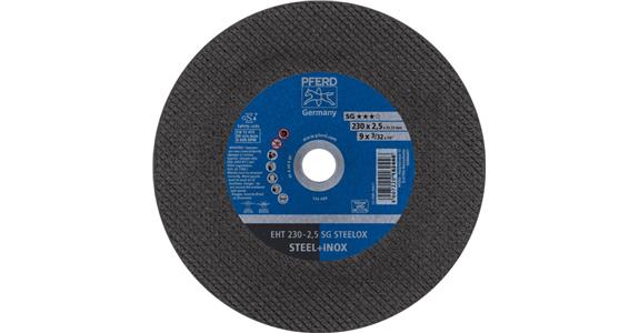 Free-hand cutting disc, straight, power line SG STEELOX grit 24, 230x2.5 mm