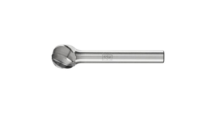 1044262108 Karbidový fréz. kotouč kulový (KUD), stopka 6 mm, ozubení ALU, hl.×dél. 12×10 mm