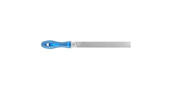 Werkstattfeile mit Heft Flachstumpf 250mm Hieb 1 grobe Zerspanung / Schruppen