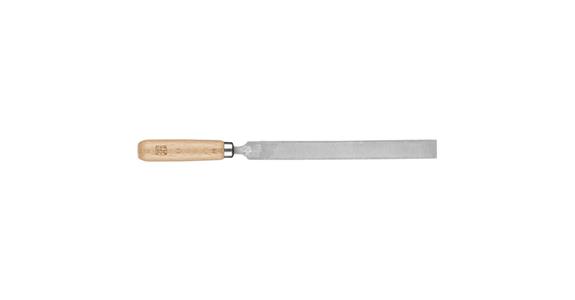 Schlüsselfeile mit Heft Flachstumpf 100mm Hieb 2 für filigrane Feilarbeiten