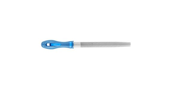 Werkstattfeile mit Heft Halbrund-Spitz 200mm Hieb 1 grobe Zerspanung / Schruppen
