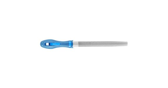 Werkstattfeile mit Heft Halbrund-Spitz 250mm Hieb 1 grobe Zerspanung / Schruppen