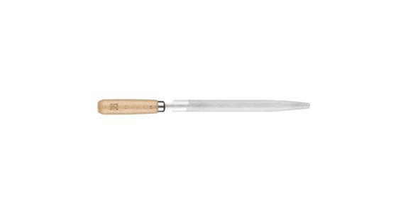 Schlüsselfeile mit Heft Halbrund 100mm Hieb 2 für filigrane Feilarbeiten
