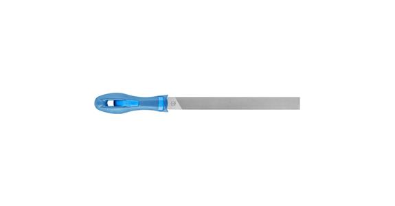 Mühlsägefeile mit Heft gerade/runde Kante Flachstumpf 200mm H2 universell zum Schärfen