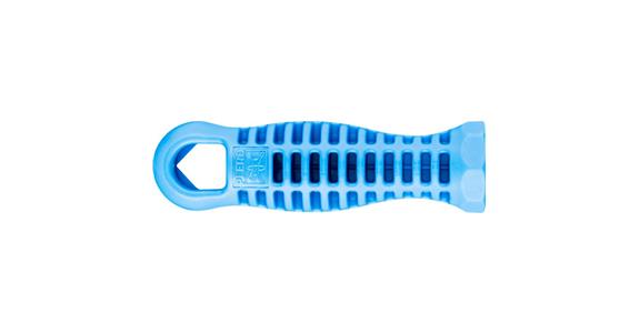 Plastic file handle, impact-resistant, for file lengths 200-250 mm