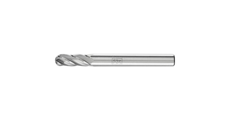 1044255105 Karbidový fréz. kotouč WRC zaoblený váleček, stopka 6 mm, ozubení ALU, hl.×dél.