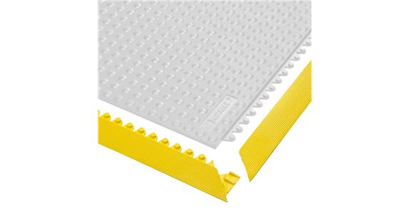 Edge strip 910x50 mm, male black for ergo. plugin system 82426 201-205